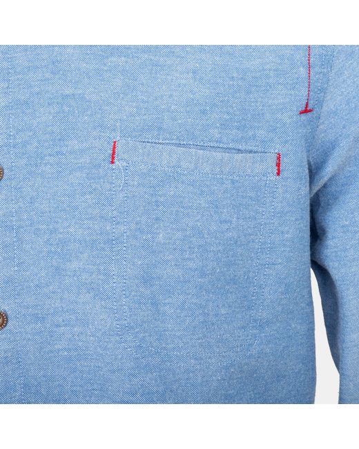 Firetrap Blue Plain Shirt for men