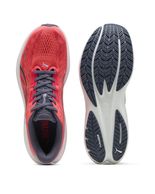 PUMA Red Velocity Nitro 5 Road Running Shoes for men