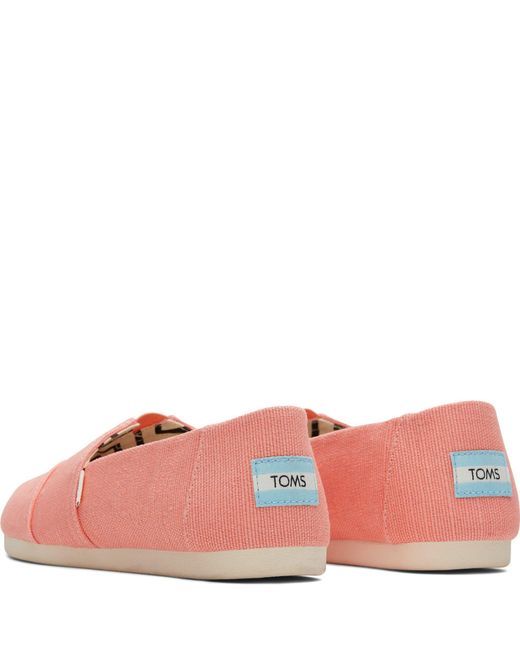 TOMS Pink Alpargata Classic Espadrilles Size 4