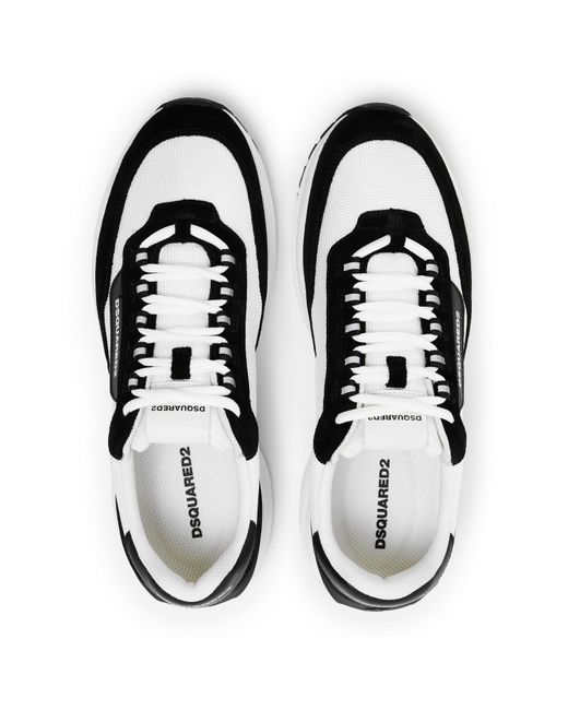 DSquared² Black Suede Dash Sneakers for men