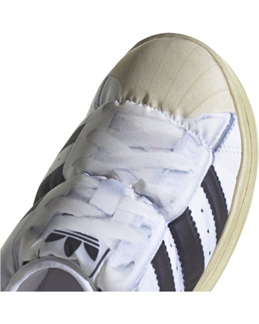 Adidas Originals Blue Ao Puffylette Shoes for men