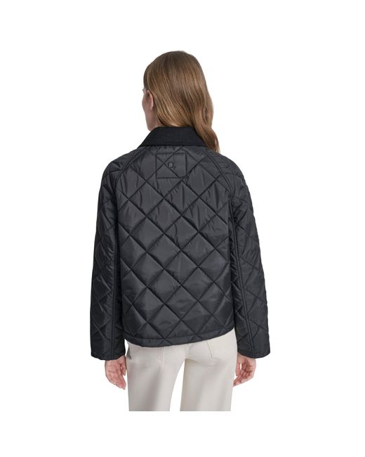 DKNY Black Quilted Jacket