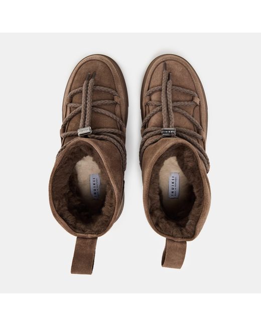 Inuikii Brown Classic Low Snug Boots