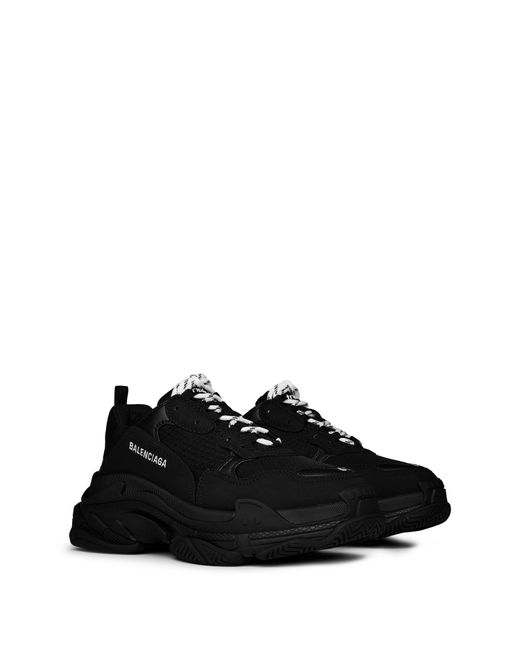 Balenciaga Black Triple S Trainers