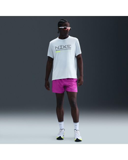 Nike White Wint Miler Tee Sn54 for men