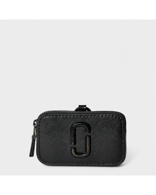 Marc Jacobs Black Charm Shiny Metal Keyring