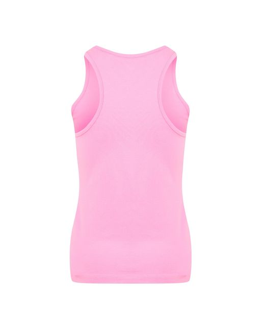 PUMA Pink Crew Neck Tank Top