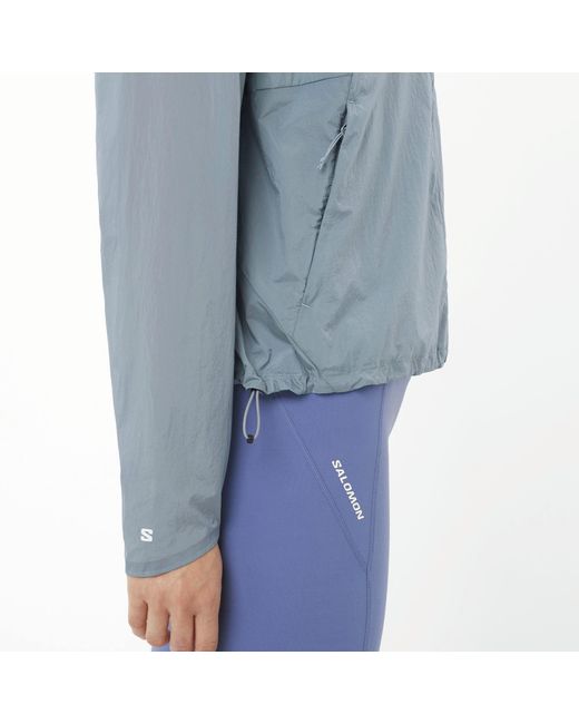 Salomon Blue Shakeout Fly Running Jacket