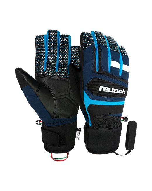 Reusch Blue Ski Gloves for men