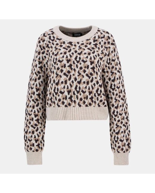 Barbour Black Harley Printed Crew Jumper