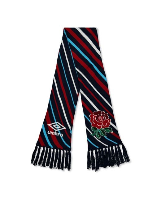 Umbro Blue England Rugby Supporters Scarf
