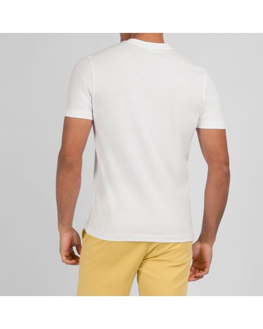 Eden Park White Short-Sleeved T-Shirt for men