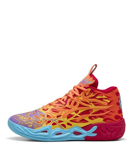 PUMA Orange Mb.04 Phoenix Basketball Trainers for men