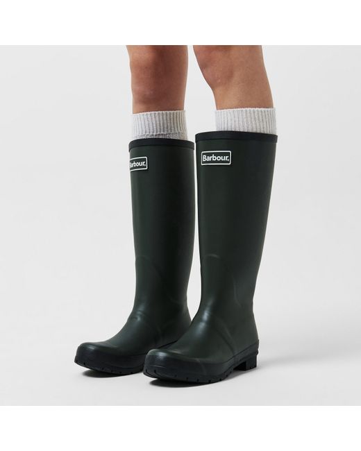 Barbour Black Abbey Wellington Boots