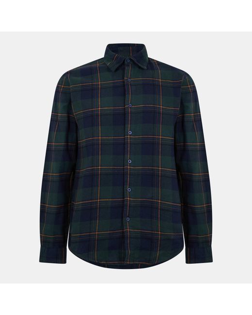 Peter Werth Blue Long Sleeve Plain Shirt for men