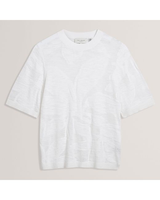 Ted Baker White Knitted Tee