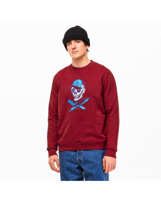 Barbour Red B.Intl Morgan Crew Sweatshirt for men