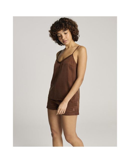Nudea Brown Eco-Luxe Strappy Cami