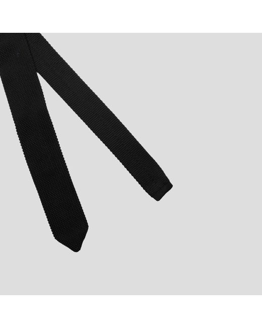 Twisted Tailor Black Jagger Knitted Tie for men