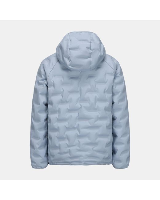 Karrimor Blue Heat-Sealed Hooded Long Sleeve Hip Length Insulated Puffer Jacket