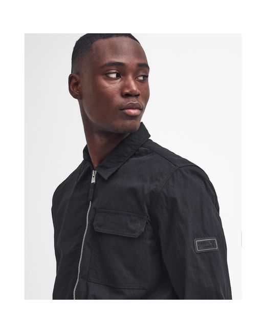 Barbour Blue B.Intl Maze Peached Overshirt for men