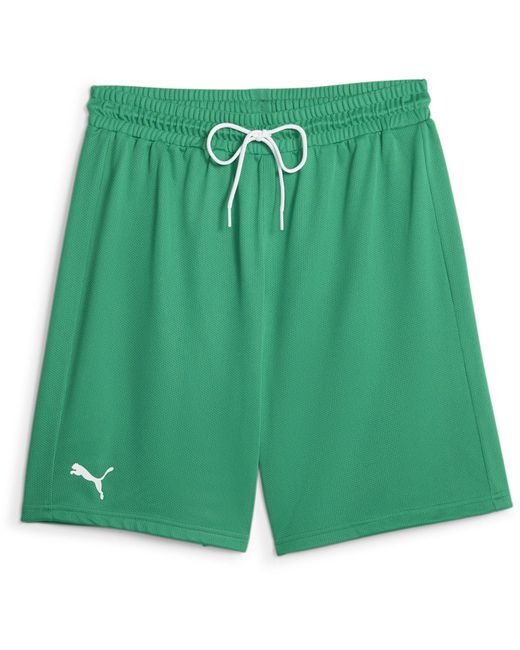 PUMA Green Hoops Team Practice Basketball Shorts for men