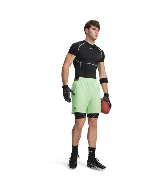 Under Armour Green Ua Vanish Woven 6In Shorts for men