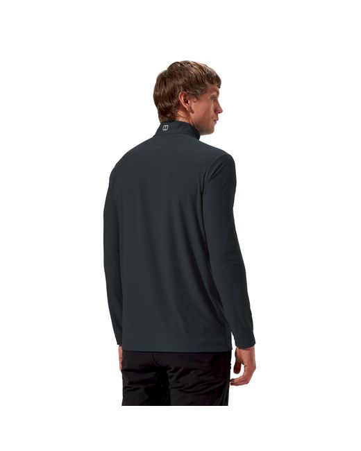 Berghaus Black 24/7 Base Long-Sleeve Zip T-Shirt for men