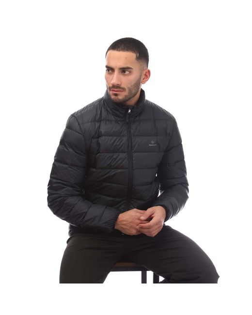 Gant Black Light Down Jacket for men