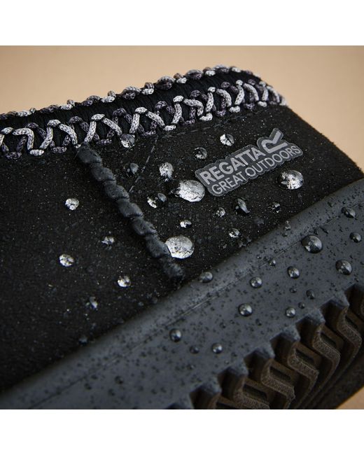 Regatta Black Risley Mule Waterproof Lifestyle Shoes