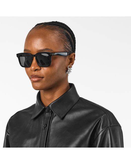 McQueen Black Alex Soft Long Sleeve Plain Shirt