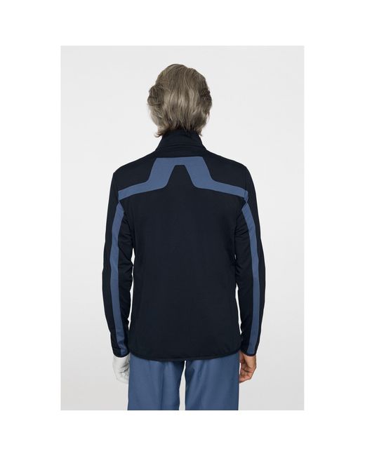 J.Lindeberg Blue Jarvis Mid Layer Pullover for men