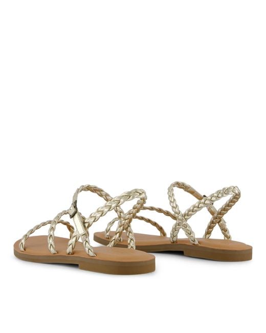 TOMS Natural Kira Flat Sandal