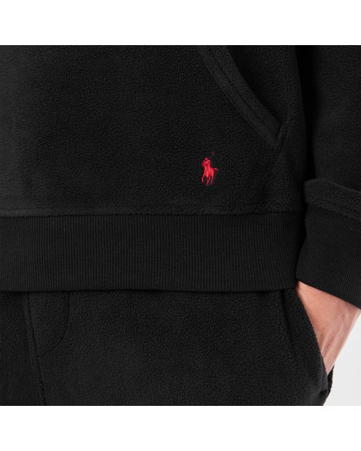 Polo Ralph Lauren Black Lounge Oth Hoodie for men