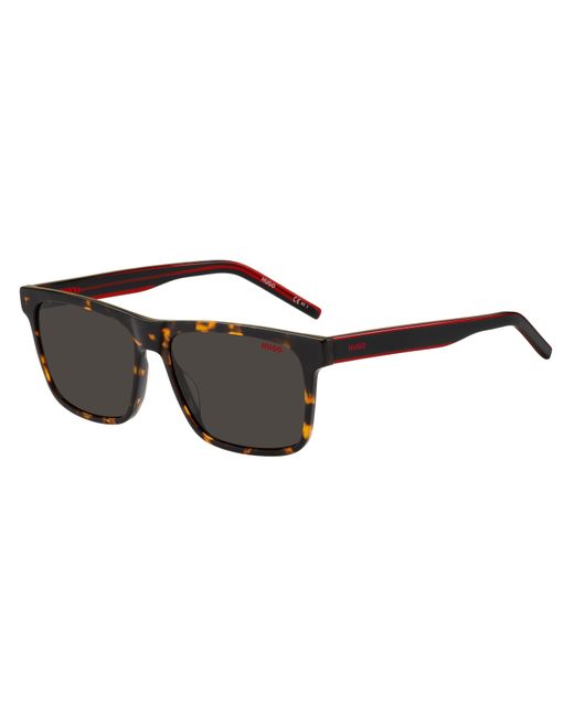 HUGO Black Round Sunglasses for men