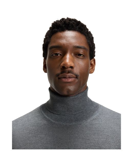 Boss Gray Musso P Crew Sweatshirt for men
