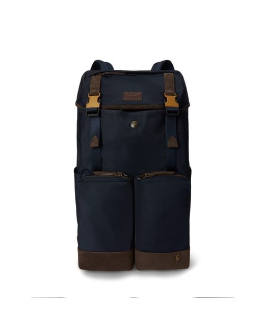 Polo Ralph Lauren Blue Large Backpack for men