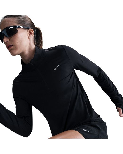 Nike Black Swift 1/4-Zip Running Top