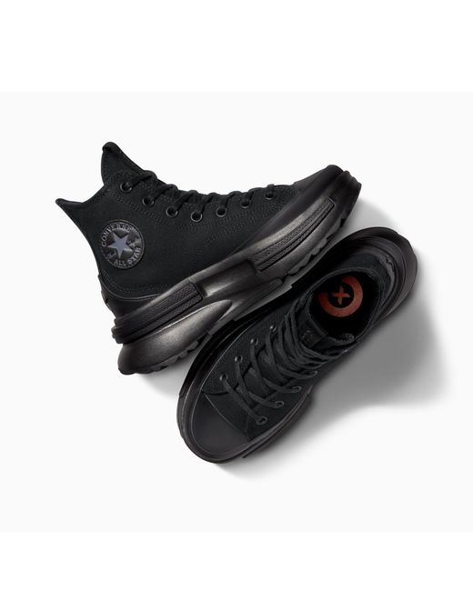 Converse Black Adults Run Star Legacy Platform High-Top Trainers