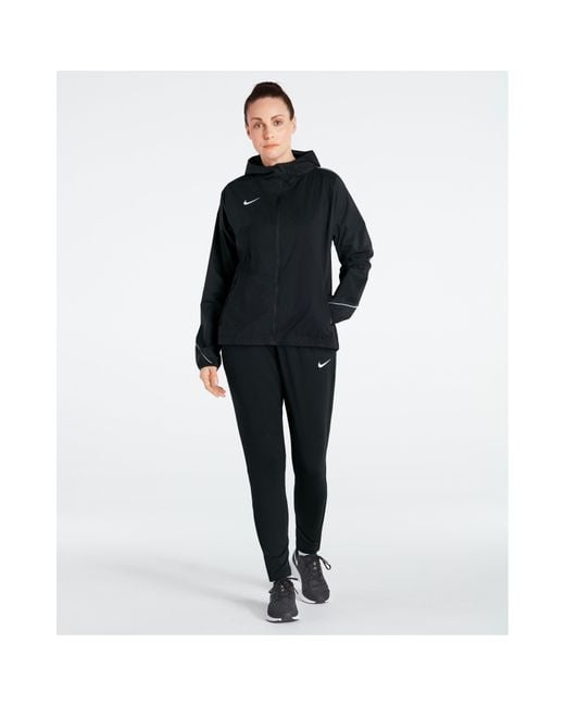 Nike Black Dry Element Solid Patterned Track Pants