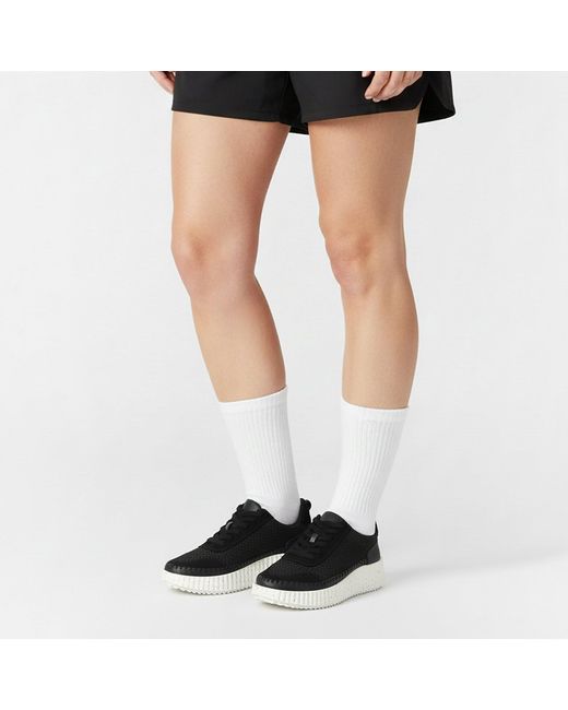 Jack Wills Black Wedge Trainers