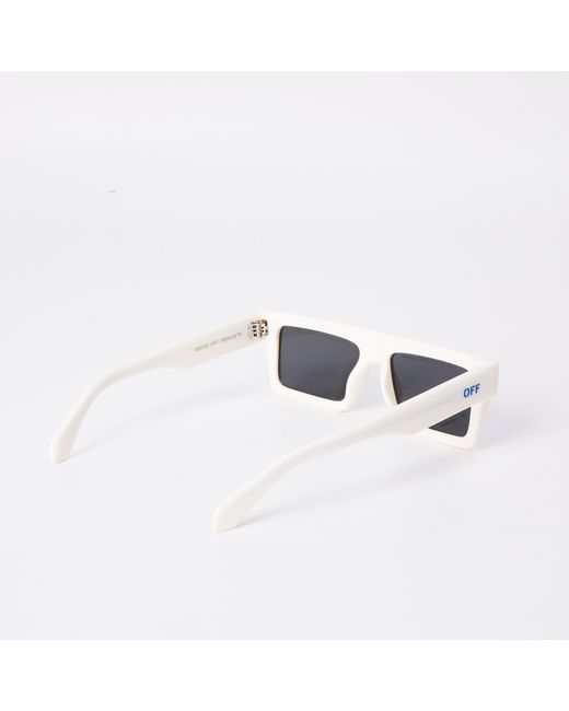 Off-White c/o Virgil Abloh White Chandler 53 Rectangle Sunglasses