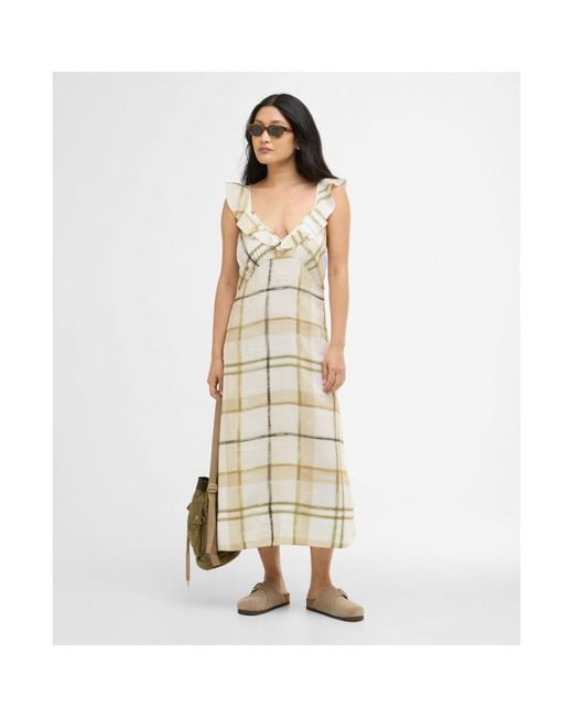 Barbour Metallic Shift Dress