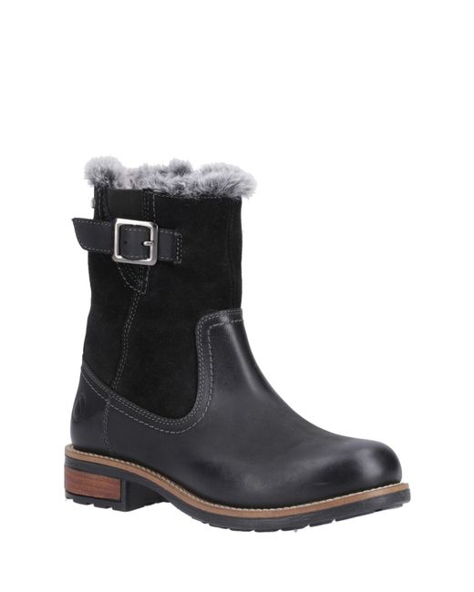 Cotswold Black Kemerton Ankle Boots