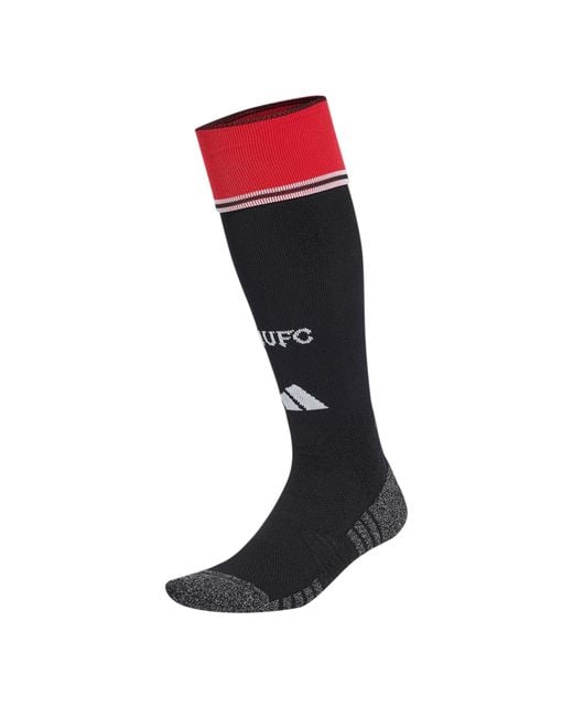 Adidas Black Manchester United Home Sock 2026/27 for men