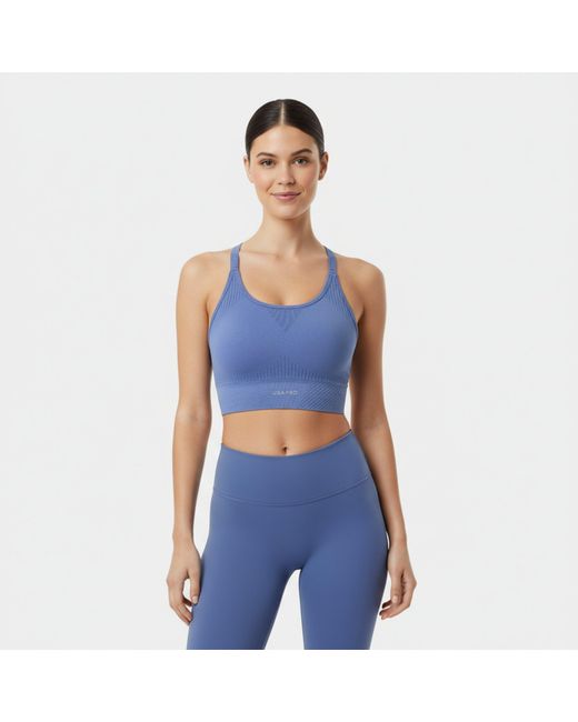 Usa Pro Blue Up Seamless Adjustable Sports Bra