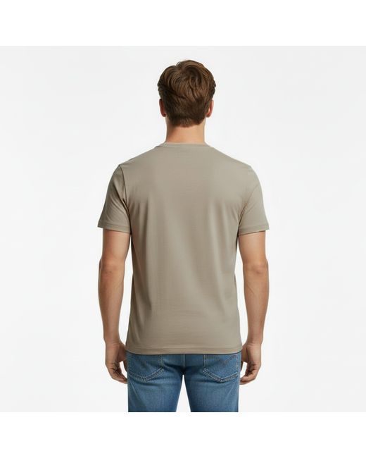 Tommy Hilfiger Gray Logo Crew Neck T Shirt for men