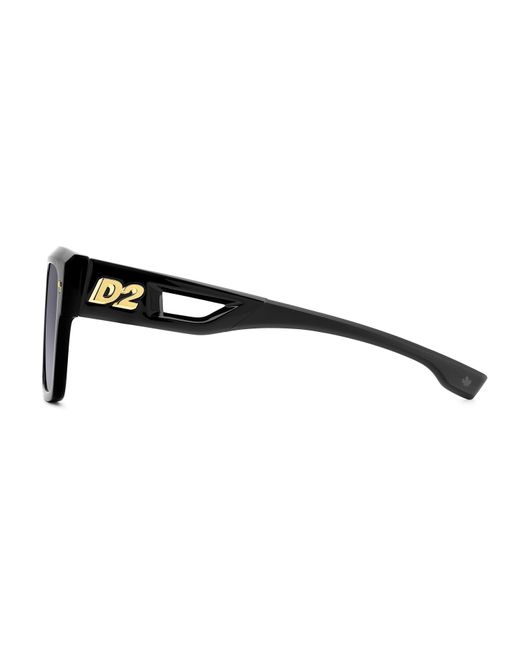 DSquared² Black Dsq Sun Rectangular Sn63 for men