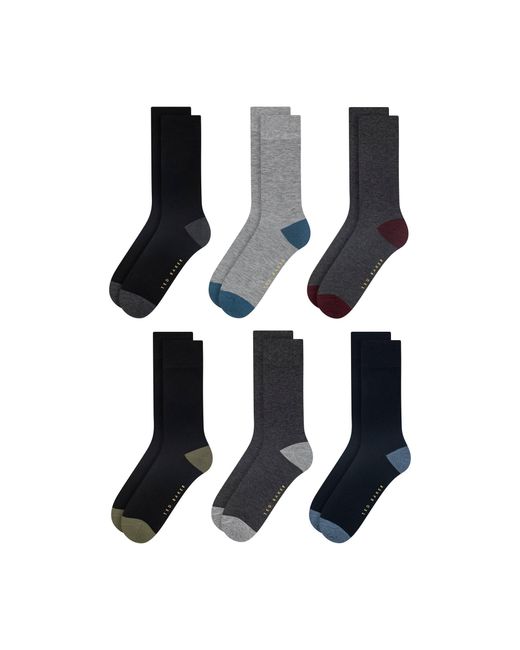 Ted Baker Black Formal Crew Socks for men