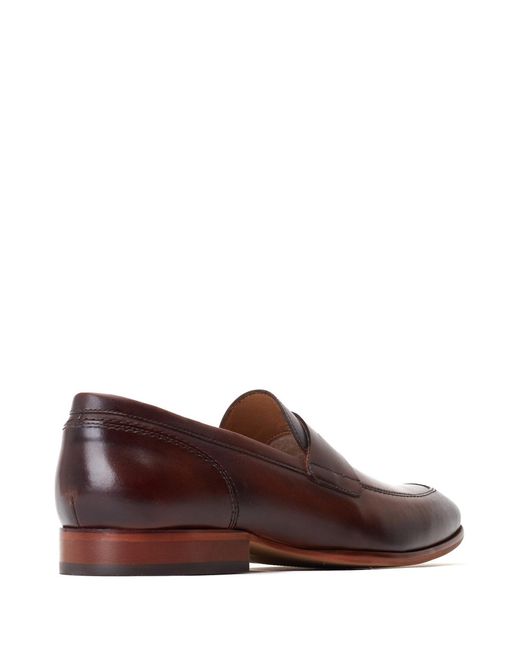 Base London Brown Bruno Penny Loafer for men